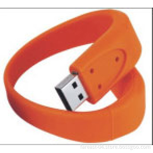 PVC Wristband USB Flash Memory Bracelet USB Flash Drive